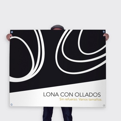 Lona con Ollados Sin Refuerzo